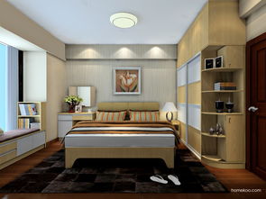 卧房装修效果图 北美枫情家具卧房效果图a21241 尚品宅配